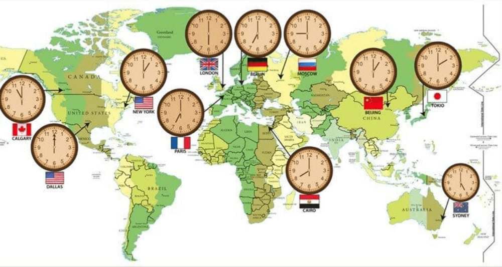 Khái niệm múi giờ Đức và múi giờ Việt Nam